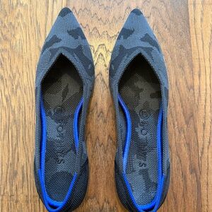 Rothy's Camouflage Black Flats